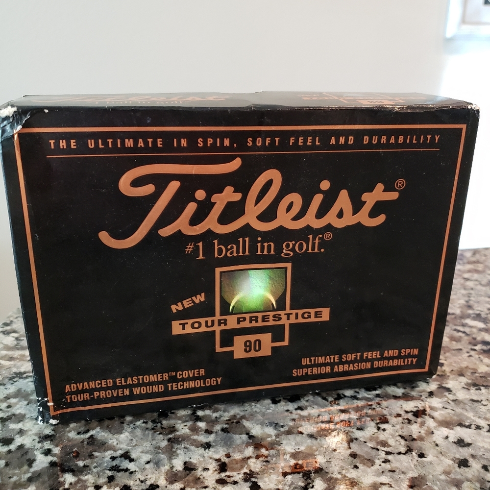 Vintage Titleist Tour Prestige 90 Golf Balls